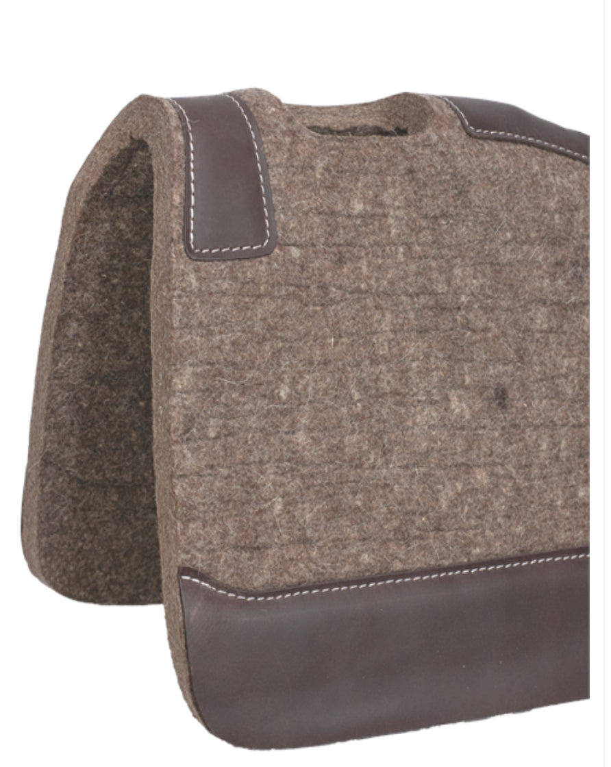 DARK GREY CONTOURED WOOL FELT PAD (30" X 30")