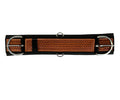 Basketweave Tooled Straight Neoprene Bottom Girth