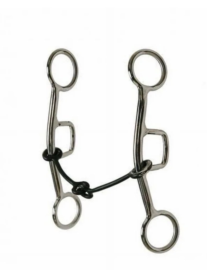 Stainless Steel Slidling Gag Bit w/ sweet iron mouth
