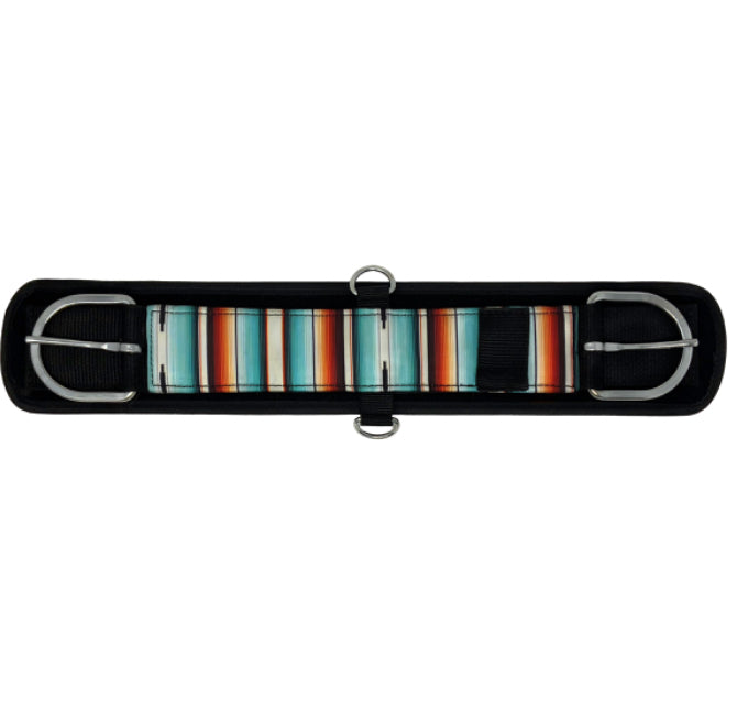 Pony Size Teal Serape Neoprene Bottom Girth