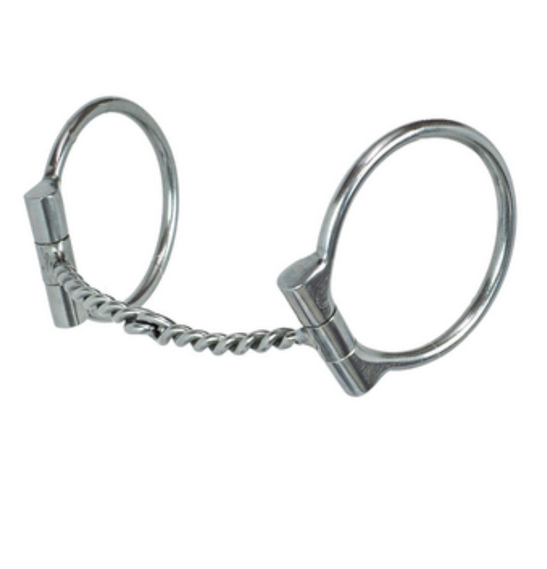 Twisted D-ring snaffle Bit