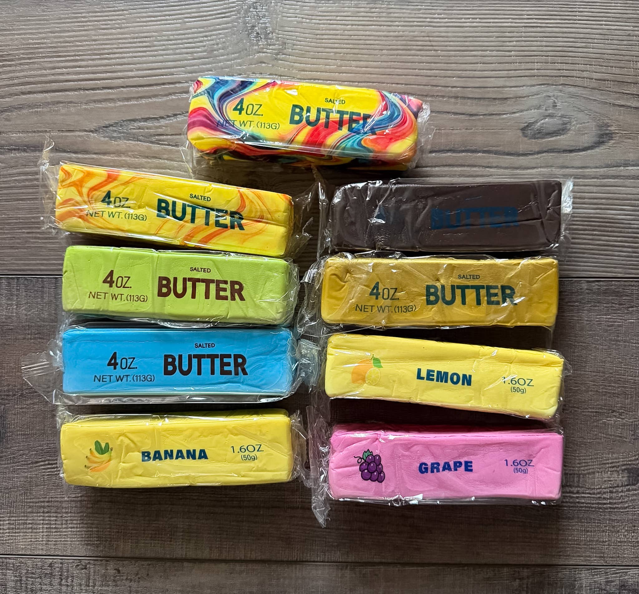 Squishy Squish Stick of Butter 9 Colors