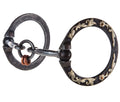 Floral Engraved Copper Life saver Snaffle bit