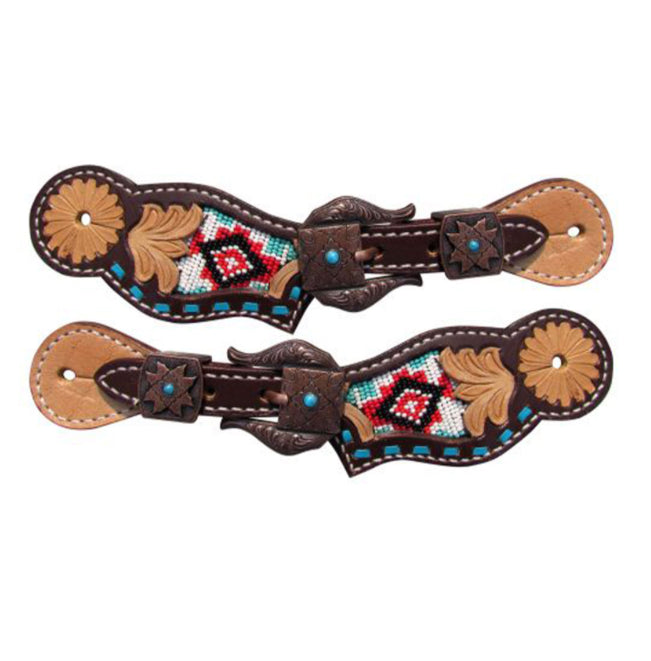Youth Navajo Beaded Spur Straps