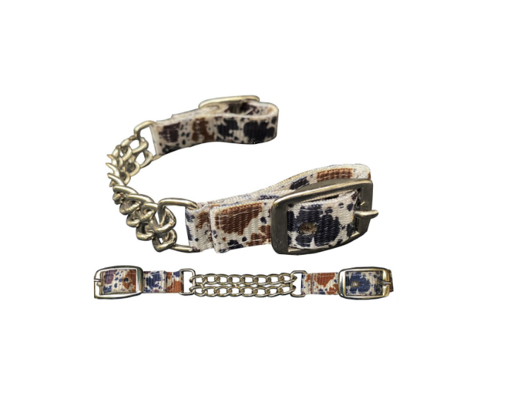 Cow Print Adjustable Curb Chain
