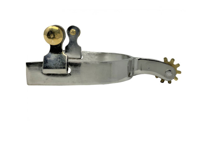 Youth Chrome Plated Western Spurs
