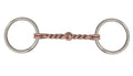 Loose Ring sweet iron twisted copper snaffle bit