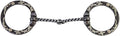 Twisted Wire Snaffle Bit w/ Floral Trim