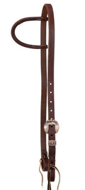 ANTIQUE COPPER DOTTED BUCKLE HEADSTALL