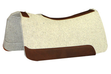 5 STAR EQUINE "THE BARREL RACER" SADDLE PAD - NATURAL (3/4")