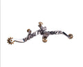 Youth Stainless Steel Twisted Band Spurs