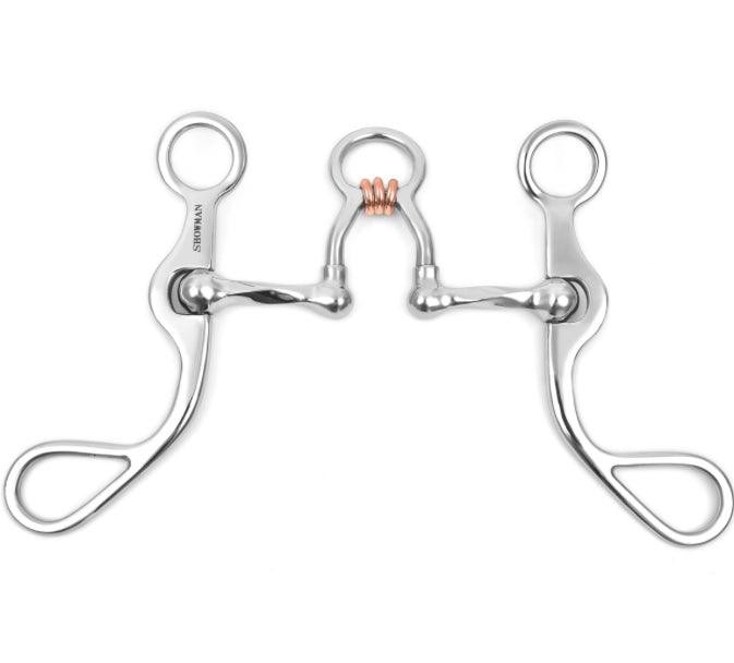 Curved Shank with Slow Twist Port Copper Rollers