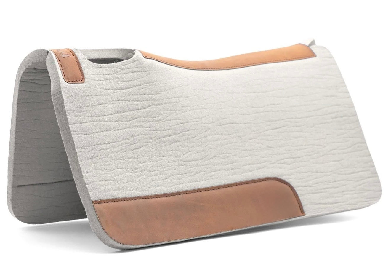Four T WoolLuxe 100% Wool Equine Saddle Pad – Cushioned, Breathable, and Shock-Absorbin