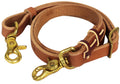 3/4" HARNESS LEATHER TIE DOWN STRAP (NATURAL)