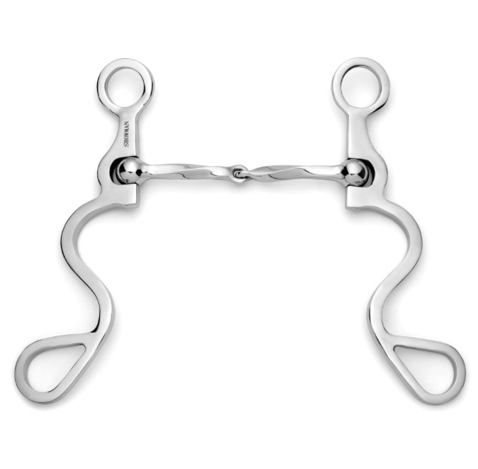 Long S Shank with Slow Twist Snaffle