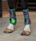 WESTERN NEON WITH SPARKLE VELCRO SPLINT BOOTS (PAIR)