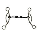 5" Stainless Steel Sweet Iron dogbone Mouth with Sliding Gag