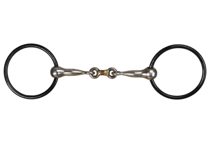 D-Ring Snaffle with Copper Inlay Dogbone