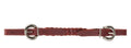 Berlin Latigo Leather Blood Knot Braided Curb Strap