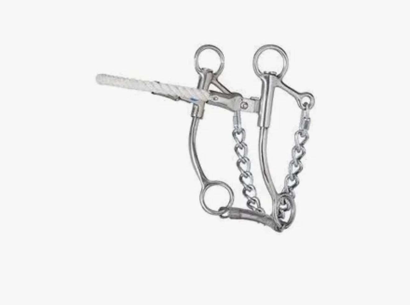 American Heritage SS Hackamore Horse Rope Nose