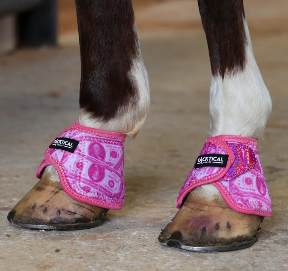 MOMMY'S MONEY WITH SPARKLE VELCRO BELL BOOTS