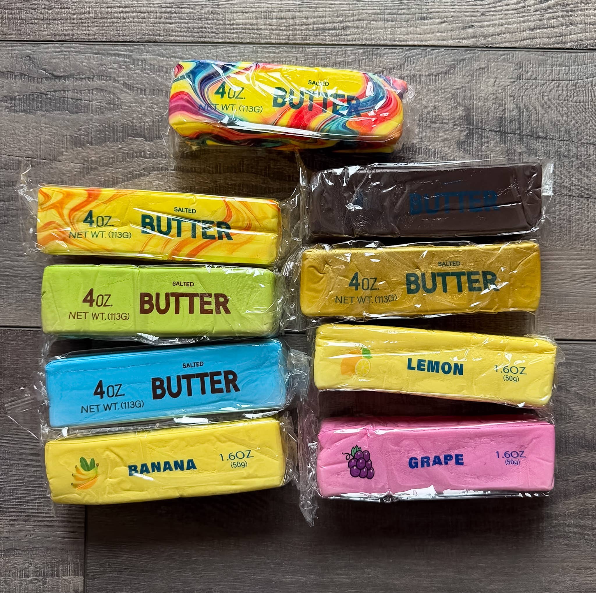 Squishy Squish Stick of Butter 9 Colors