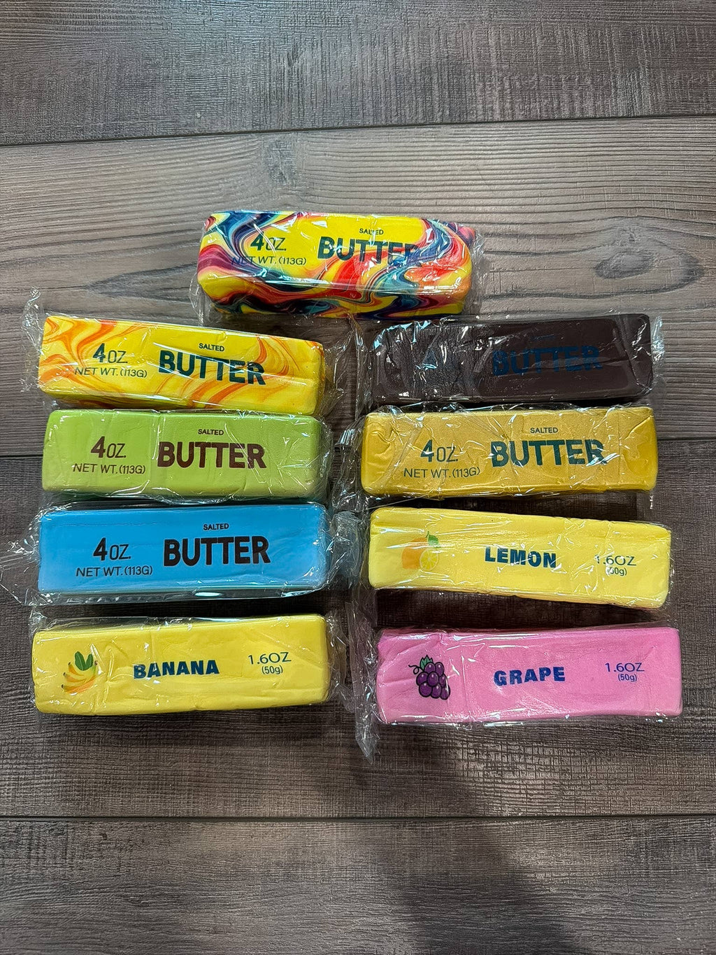 Squishy Squish Stick of Butter 9 Colors